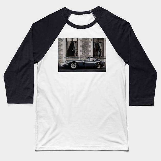 Miss Ferrari. 250 GTO. Windows Baseball T-Shirt by oleynik